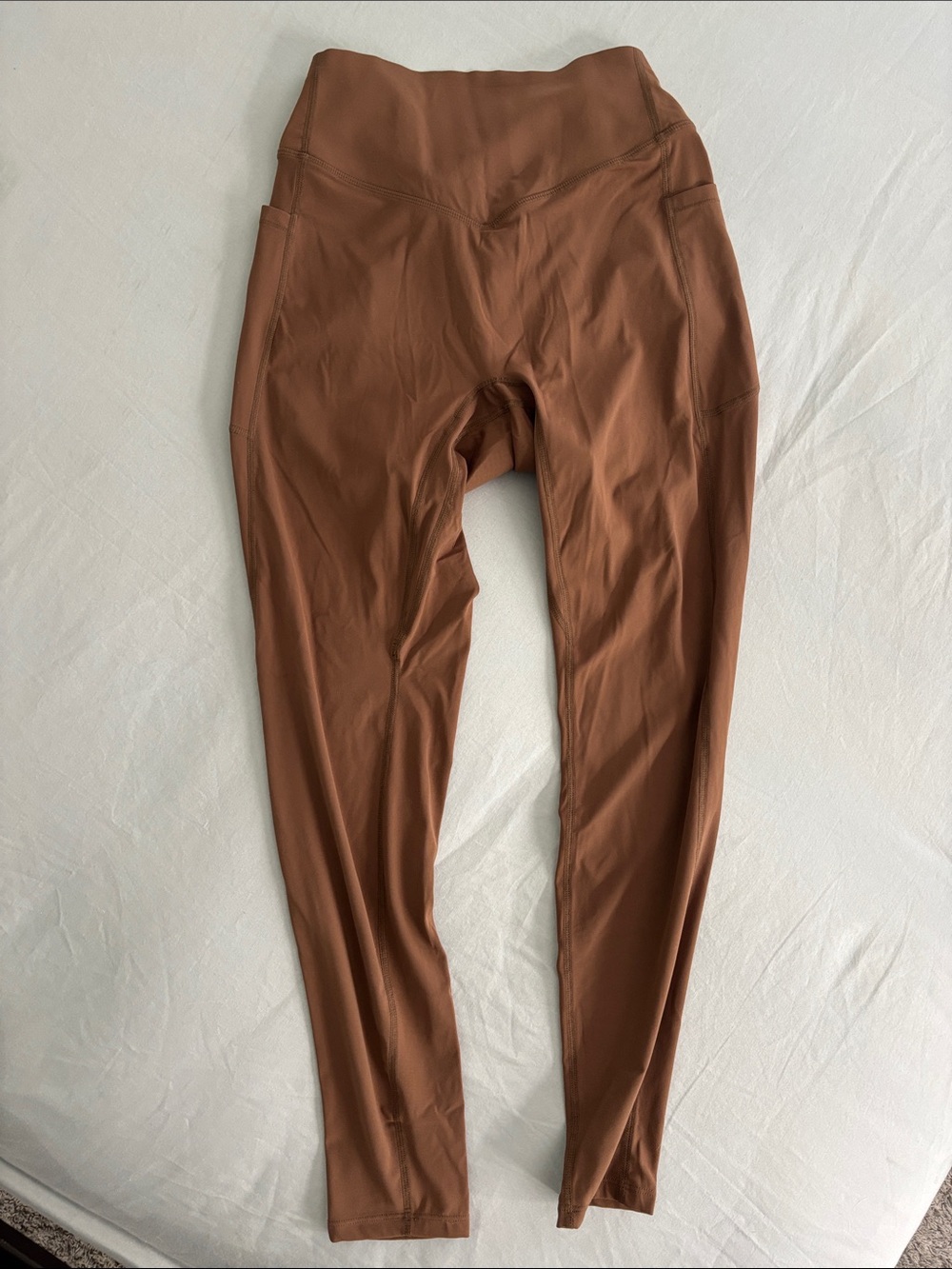 HALARA Chestnut Brown Full-Length Leggings